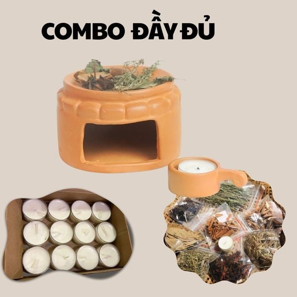  Bếp Xông Thảo Mộc Đất Nung - TM03 