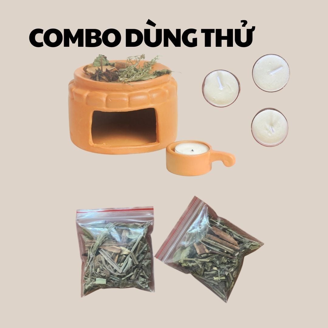  Bếp Xông Thảo Mộc Đất Nung - TM02 