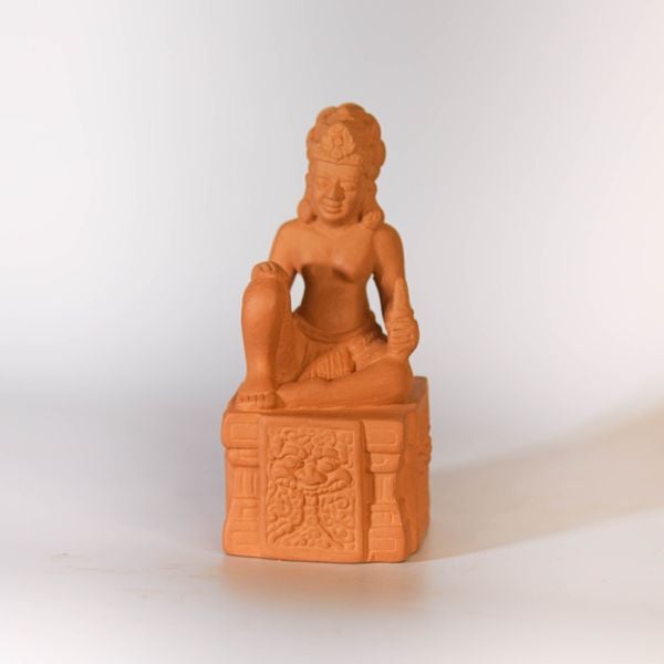 Tượng Thần Deva Đất Nung - CP49 