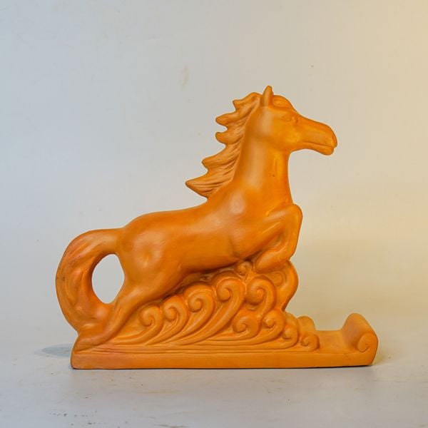  Tượng Con Ngựa Phi Nước Kiệu Đất Nung - TTT131 