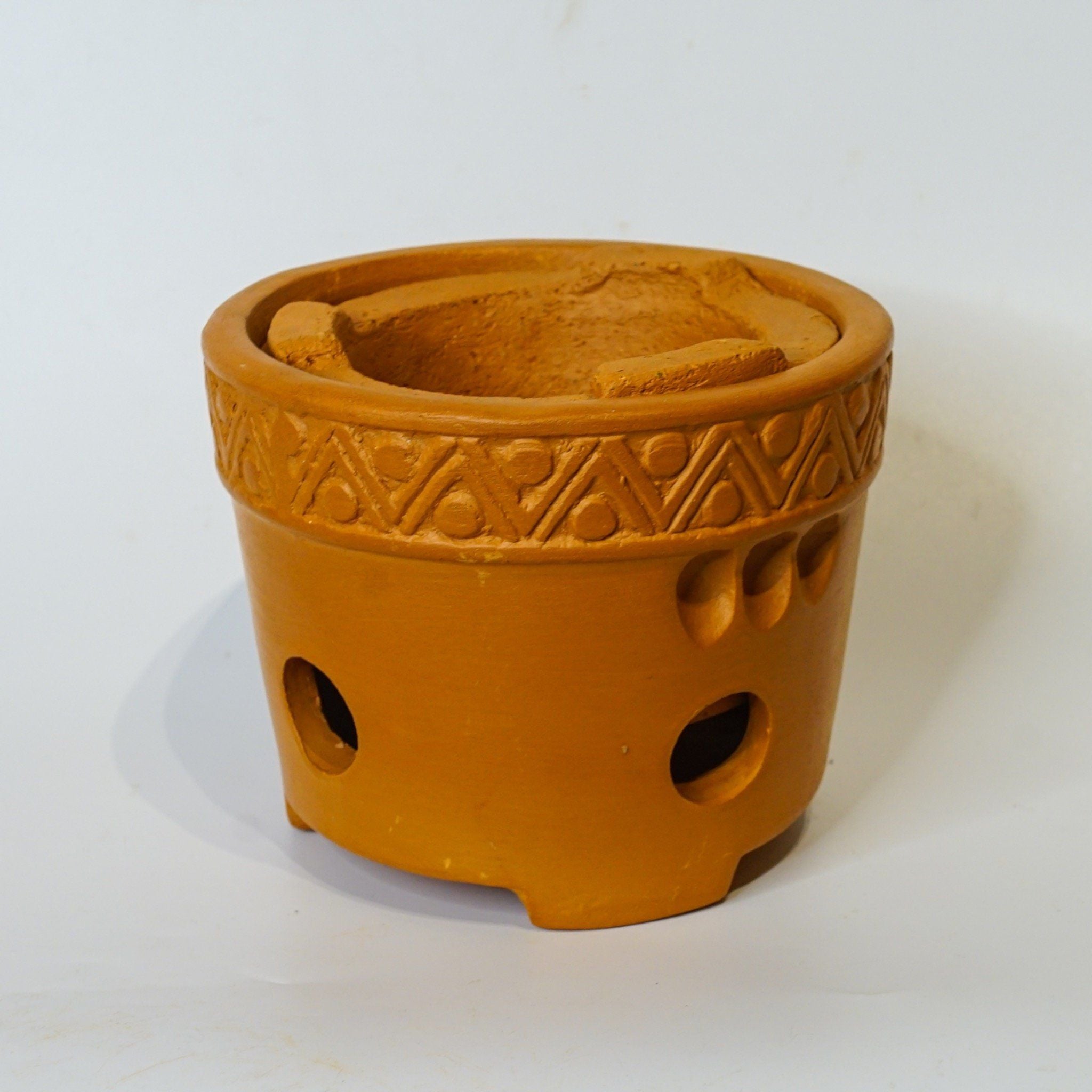  Bếp Dùng Than Đất Nung - Nấu, Ủ Trà - Chịu Được Nhiệt Cao - Đất Nung Lê Đức Hạ 