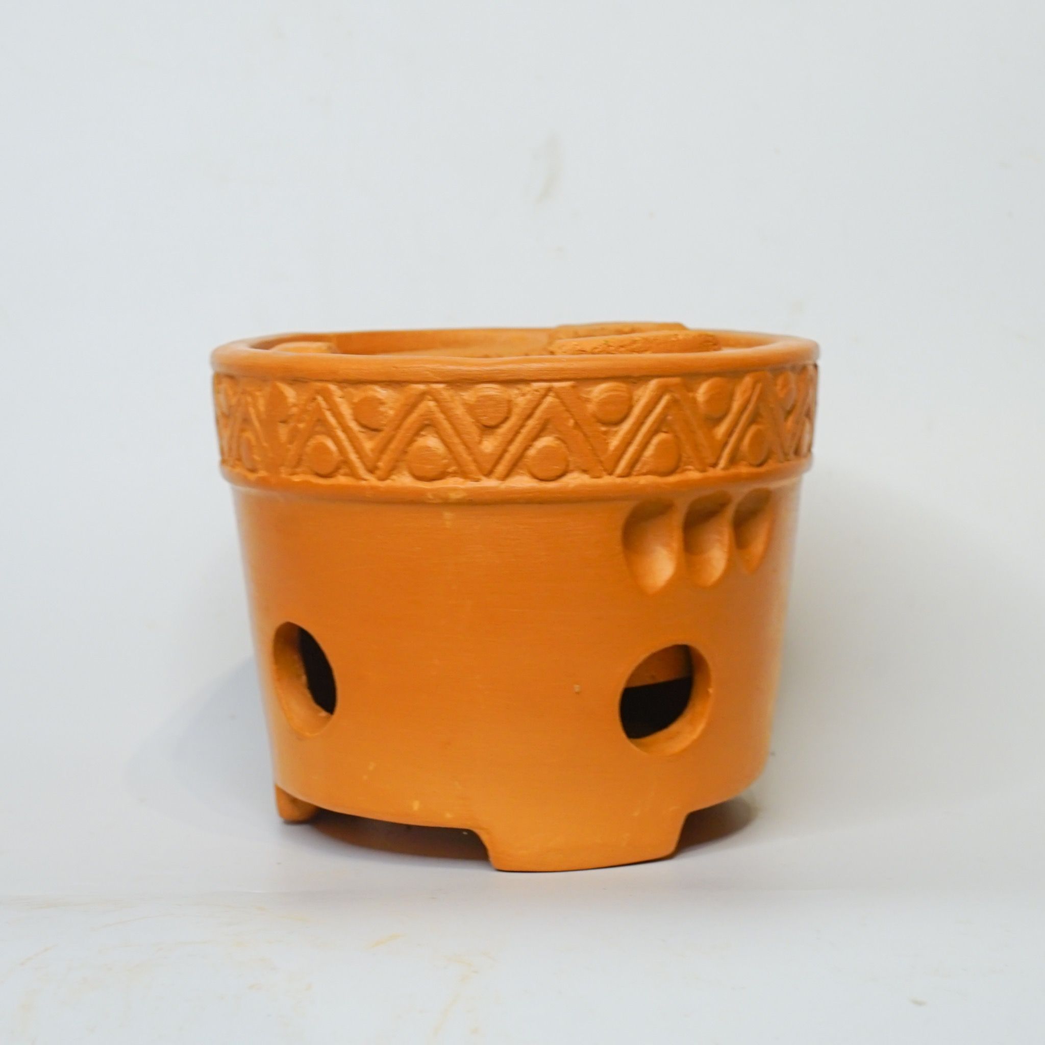  Bếp Dùng Than Đất Nung - Nấu, Ủ Trà - Chịu Được Nhiệt Cao - Đất Nung Lê Đức Hạ 