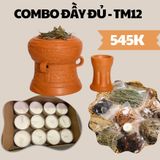  Bếp Xông Thảo Mộc Đất Nung - Trồng Đồng - TM12 