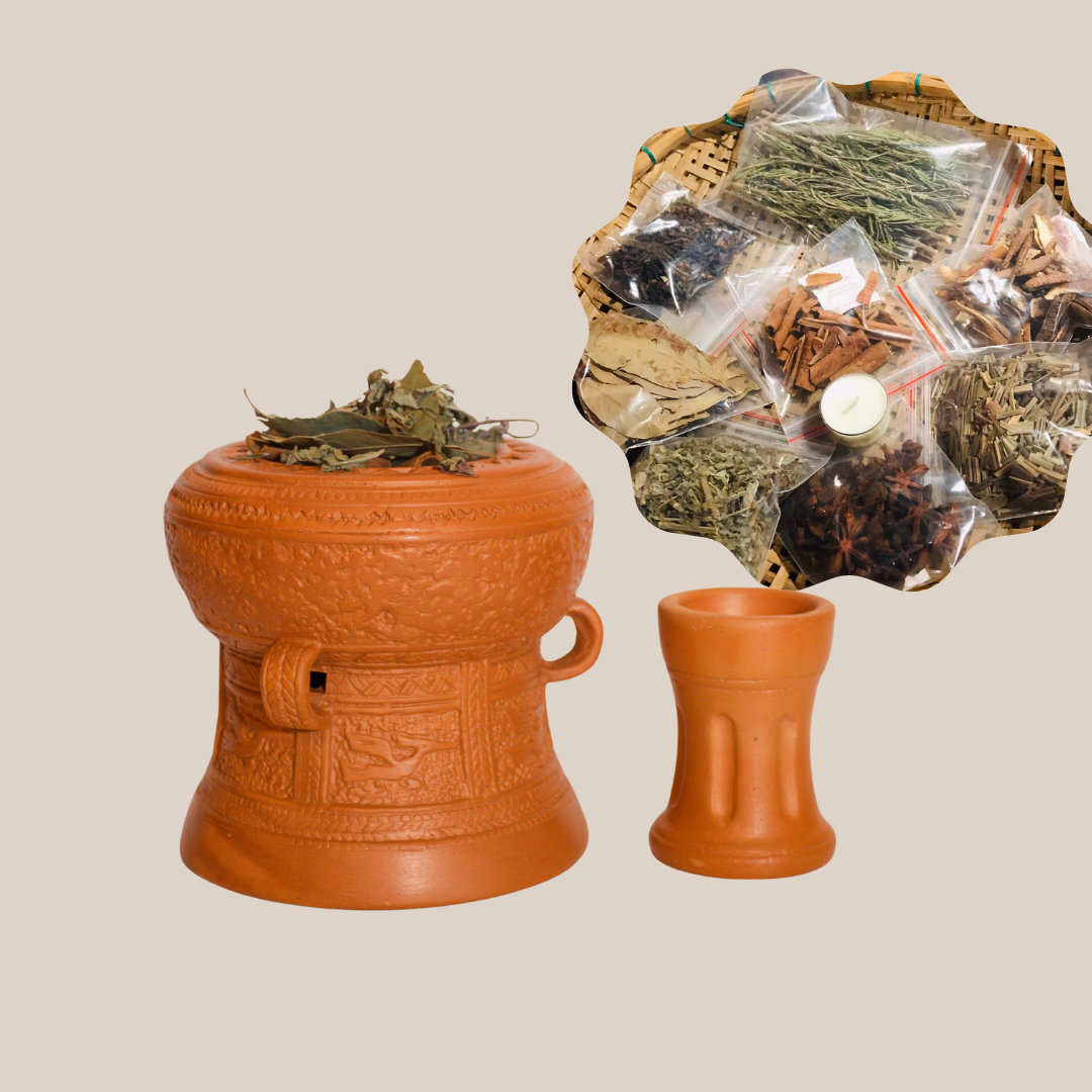  Bếp Xông Thảo Mộc Đất Nung - Trồng Đồng - TM12 