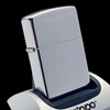 Bật Lửa Zippo Đồng Khối Mạ Chrome Trắng Trơn Bóng Đời IX La Mã Sản Xuất Năm 1993 ZL873