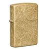 Bật Lửa Zippo Đồng Khối Xi Bụi Vàng Xước Z349