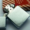 Bật Lửa Zippo Đồng Khối Mạ Chrome Vintage Chặt Góc Phay Xước Trơn 2 Mặt Đời XV La Mã Năm 1999 ZL879