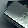 Bật Lửa Zippo Đồng Khối Mạ Chrome Trắng Trơn Phay Xước Chủ Đề Nữ Thần Tự Do Liberty Đời XII La Mã Sản Xuất Năm 1996 ZL878