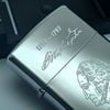 Bật Lửa Zippo Đồng Khối Mạ Chrome Khắc Ăn Mòn Chân Dung Các Vị Tổng Thống Hoa Kỳ Đời VI La Mã Sản Xuất Năm 1990 ZL881