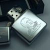 Bật Lửa Zippo Đồng Khối Mạ Chrome Khắc Ăn Mòn Chân Dung Các Vị Tổng Thống Hoa Kỳ Đời V La Mã Sản Xuất Năm 1989 ZL880