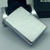 Bật Lửa Zippo Đồng Khối Mạ Chrome Trắng Trơn Phay Xước Đáy Lồi Đời XIII La Mã Sản Xuất Năm 1997 ZL874