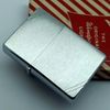 Bật Lửa Zippo Đồng Khối Mạ Chrome Vintage Chặt Góc Phay Xước Trơn 2 Mặt Đời XV La Mã Năm 1999 ZL879