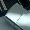 Bật Lửa Zippo Cổ Đồng Khối Mạ Chrome Trắng Trơn Bóng Đời IV La Mã Sản Xuất Năm 1988 ZL882