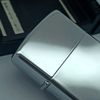 Bật Lửa Zippo Cổ Đồng Khối Mạ Chrome Trắng Trơn Bóng Đời 4 Vạch Huyền Sản Xuất Năm 1986 ZC501