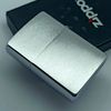 Bật Lửa Zippo Đồng Khối Mạ Chrome Trắng Trơn Phay Xước Chủ Đề Nữ Thần Tự Do Liberty Đời XII La Mã Sản Xuất Năm 1996 ZL876