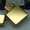 Bật Lửa Zippo Đồng Nguyên Khối Trơn Bóng Đời XIII La Mã Sản Xuất Năm 1997 ZL871