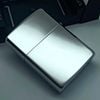 Bật Lửa Zippo Cổ Đồng Khối Mạ Chrome Trắng Trơn Bóng Đời IV La Mã Sản Xuất Năm 1988 ZL882