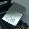 Bật Lửa Zippo Đồng Khối Mạ Chrome Khắc Ăn Mòn Chân Dung Các Vị Tổng Thống Hoa Kỳ Đời V La Mã Sản Xuất Năm 1989 ZL880