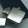 Bật Lửa Zippo Đồng Khối Mạ Chrome Trắng Trơn Bóng Đời IX La Mã Sản Xuất Năm 1993 ZL873