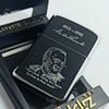Bật Lửa Zippo Đồng Khối Mạ Chrome Khắc Ăn Mòn Chân Dung Các Vị Tổng Thống Hoa Kỳ Đời V La Mã Sản Xuất Năm 1989 ZL880