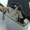 Bật Lửa Zippo Đồng Khối Mạ Chrome Trắng Trơn Phay Xước Chủ Đề Nữ Thần Tự Do Liberty Đời XII La Mã Sản Xuất Năm 1996 ZL878
