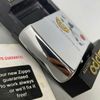 Bật Lửa Zippo Đồng Khối Mạ Chrome Bóng Khắc Ăn Mòn Phủ Sơn Chủ Đề Quần Đảo Hawaii Đời III La Mã Sản Xuất Năm 1987 ZL862