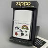 Bật Lửa Zippo Đồng Khối Mạ Chrome Bóng Khắc Ăn Mòn Phủ Sơn Chủ Đề Quần Đảo Hawaii Đời III La Mã Sản Xuất Năm 1987 ZL862