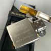 Bật Lửa Zippo Đồng Khối Mạ Chrome Trắng Bóng Khắc Ăn Mòn Chủ Đề Cầu Cổng Vàng Thành Phố San Fancisco Đời XII La Mã Sản Xuất Năm 1996 ZL863