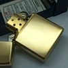 Bật Lửa Zippo Đồng Nguyên Khối Trơn Bóng Đời XIII La Mã Sản Xuất Năm 1997 ZL871