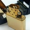 Bật Lửa Zippo Đồng Nguyên Khối Trơn Bóng Đời XIII La Mã Sản Xuất Năm 1997 ZL871