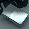 Bật Lửa Zippo Cổ Đồng Khối Mạ Chrome Trắng Trơn Bóng Đời 4 Vạch Huyền Sản Xuất Năm 1986 ZC501