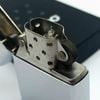 Bật Lửa Zippo Đồng Khối Mạ Chrome Trắng Trơn Bóng Đời IX La Mã Sản Xuất Năm 1993 ZL873