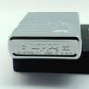 Bật Lửa Zippo Đồng Khối Mạ Chrome Trắng Trơn Phay Xước Chủ Đề Nữ Thần Tự Do Liberty Đời XII La Mã Sản Xuất Năm 1996 ZL878
