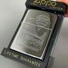 Bật Lửa Zippo Đồng Khối Mạ Chrome Trắng Bóng Khắc Ăn Mòn Chủ Đề Cầu Cổng Vàng Thành Phố San Fancisco Đời XII La Mã Sản Xuất Năm 1996 ZL863