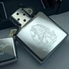 Bật Lửa Zippo Đồng Khối Mạ Chrome Khắc Ăn Mòn Chân Dung Các Vị Tổng Thống Hoa Kỳ Đời VI La Mã Sản Xuất Năm 1990 ZL881