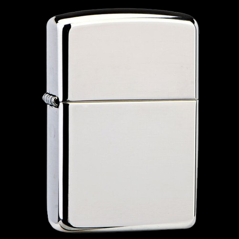 BẬT LỬA ZIPPO BẠC KHỐI STERLING BẢN ARMOR VỎ DẦY TRƠN BÓNG ZB15