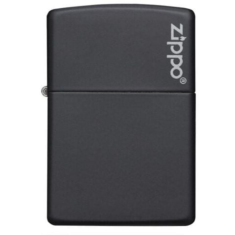 BẬT LỬA ZIPPO SƠN TĨNH ĐIỆN ĐEN LOGO ZIPPO Z134