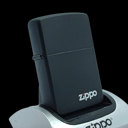 Bật Lửa Zippo Sơn Tĩnh Điện Toàn Thân Logo Zippo Đời II La Mã năm 1986 Cực Hiếm Gặp ZL737