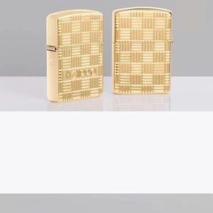 Bật Lửa Zipo Armor ® Deep Carve Zippo Design Họa Tiết Vân Ô Vuông Đan Rổ Z343