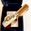 Bật Lửa Zippo Đồng Khối Mạ Vàng Gold Hoa Văn Men Cánh Gián Đời XV Năm 1999 ZL797