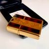 Bật Lửa Zippo Đồng Khối Mạ Vàng Gold Hoa Văn Men Cánh Gián Đời XV Năm 1999 ZL797