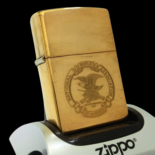 Bật Lửa Zippo Đồng Nguyên Khối Chủ Đề Quân Sự Ăn Mòn Đời XIII La Mã Năm 1997 ZL827