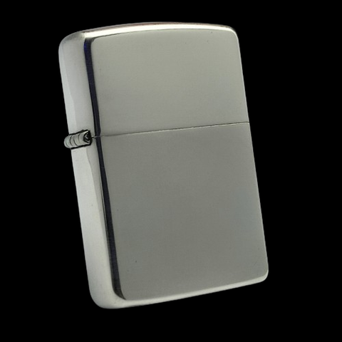 Bật Lửa Bạc Đúc Nguyên Khối Cổ Sterling 1980s Cực Hiếm Gặp Sản Xuất Năm 1987 ZB75