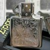 Bật Lửa Zippo Đồng Khối Mạ Chrome Hoa Văn Venetian Năm 1994 Đời X La Mã ZL744