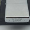 Bật Lửa Zippo Đồng Khối Mạ Chrome Trắng Trơn Phay Xước Đáy Lồi Đời V La Mã Sản Xuất Năm 1989 ZL860