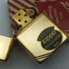 Bật Lửa Zippo Đồng Khối Vintage Chặt Góc Trơn Bóng 2 Mặt Sản Xuất Năm 1986 Đời II La Mã ZQH196