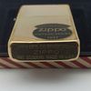 Bật Lửa Zippo Đồng Khối Vintage Chặt Góc Trơn Bóng 2 Mặt Sản Xuất Năm 1986 Đời II La Mã ZQH196