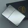Bật Lửa Zippo Đồng Khối Mạ Chrome Vintage Chặt Góc Trơn Bóng 2 Mặt Đời XII La Mã Sản Xuất Năm 1996 ZL868