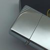 Bật Lửa Zippo Đồng Khối Mạ Chrome Vintage Chặt Góc Trơn Bóng 2 Mặt Đời XII La Mã Sản Xuất Năm 1996 ZL868