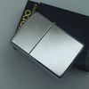 Bật Lửa Zippo Đồng Khối Mạ Chrome Trắng Trơn Bóng Đời V La Mã Sản Xuất Năm 1989 ZL858